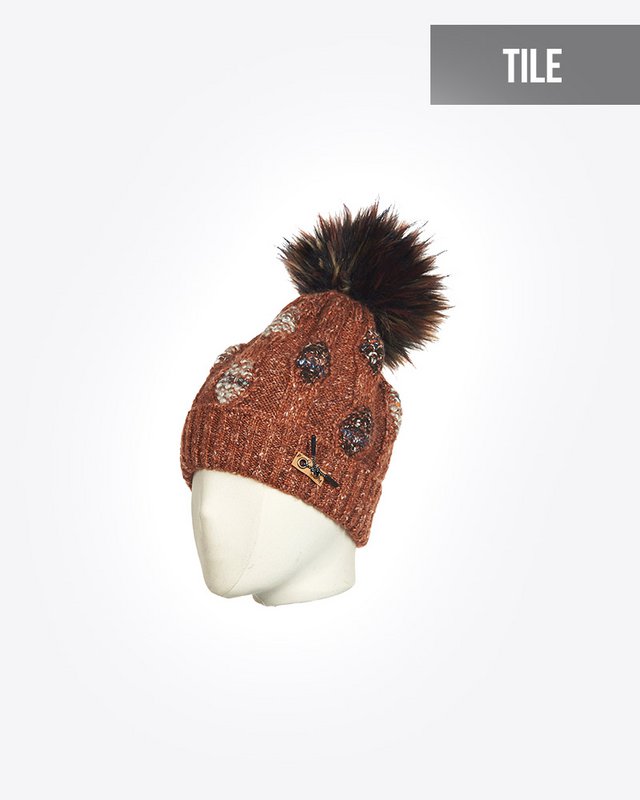 Gorro de mujer con pompón: BALI