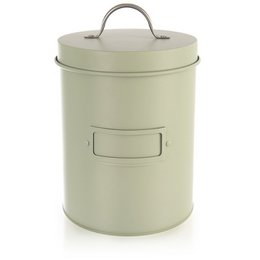 Lagerbehälter Metall grünlich 2,2 l