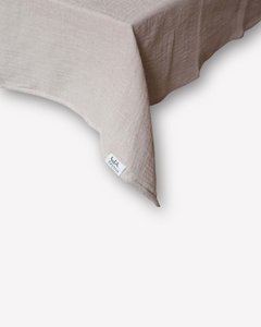 Mousseline tafelkleed "Angelina" • Stone