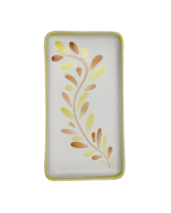 Strokes of Honey Stoneware Tray