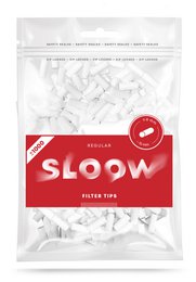 SLOOW  Filtres à cigarettes  Sachet zip refermable de 1000 pcs  Taille Slim  22mm