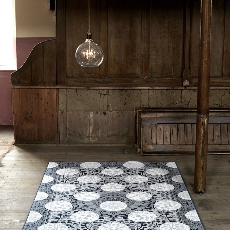 Monochroom magisch tapijt