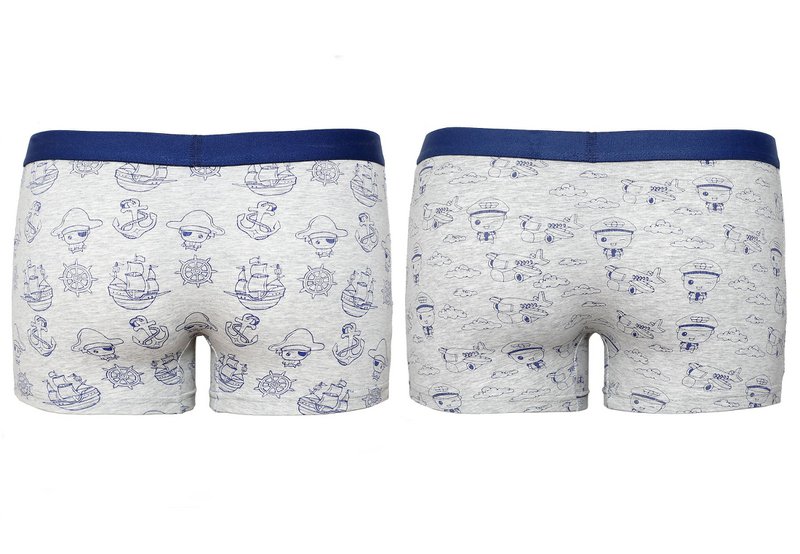 Paquete de 2, pantalones cortos, piloto/pirata