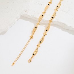 Vintage Fisch-Link-Halskette