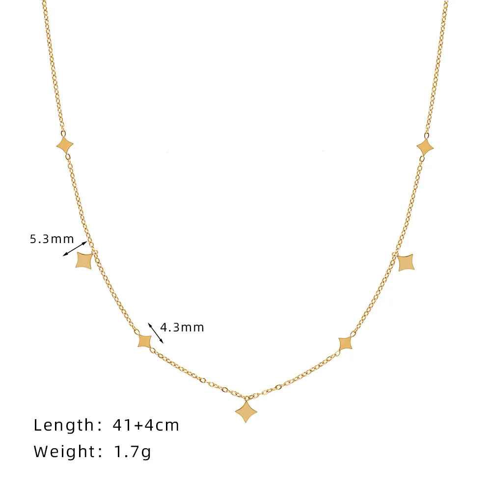 Luam - Stern-Halskette Gold