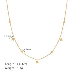 Luam - Stern-Halskette Gold