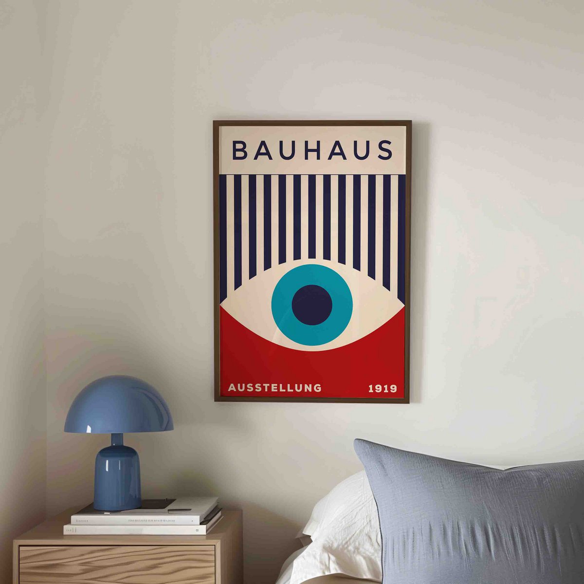 Bauhaus Ausstellung 1919 Oog - Poster