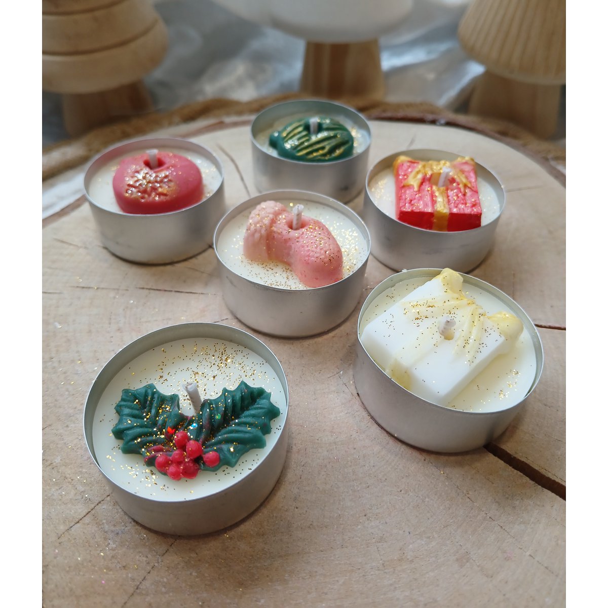 Velas navideñas Tea Light (pack 6)