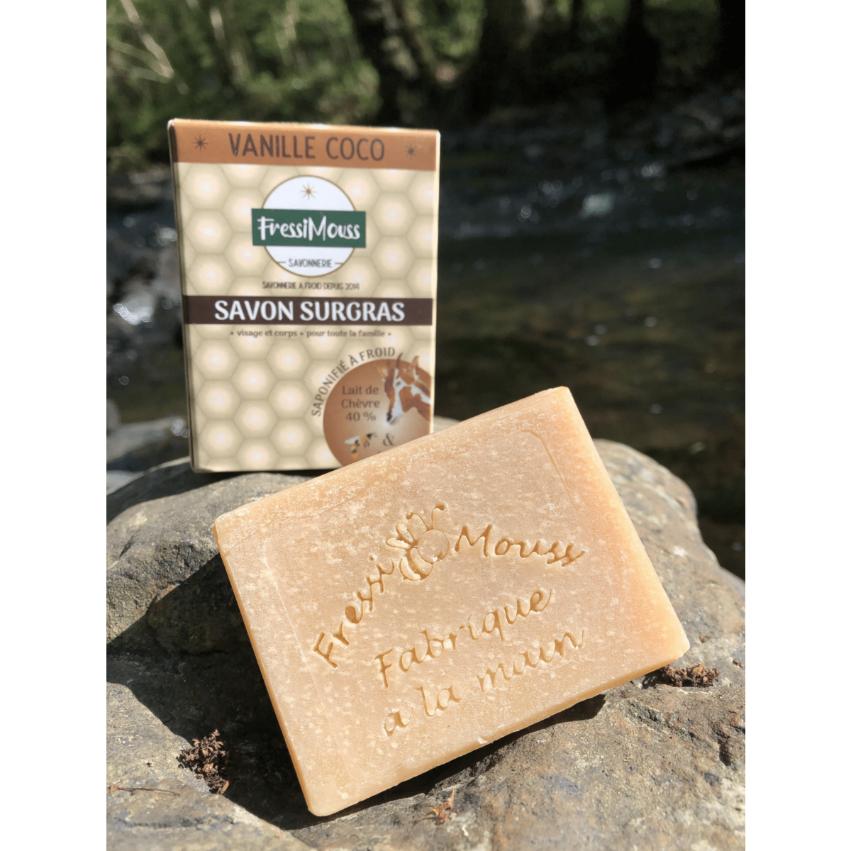 Organic Goat's Milk Soap (40%) & Honey, Vanilla Coco
