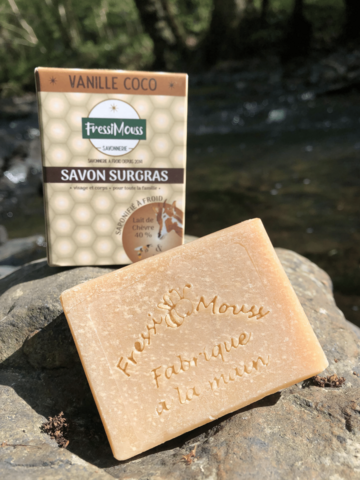 Organic Goat's Milk Soap (40%) & Honey, Vanilla Coco