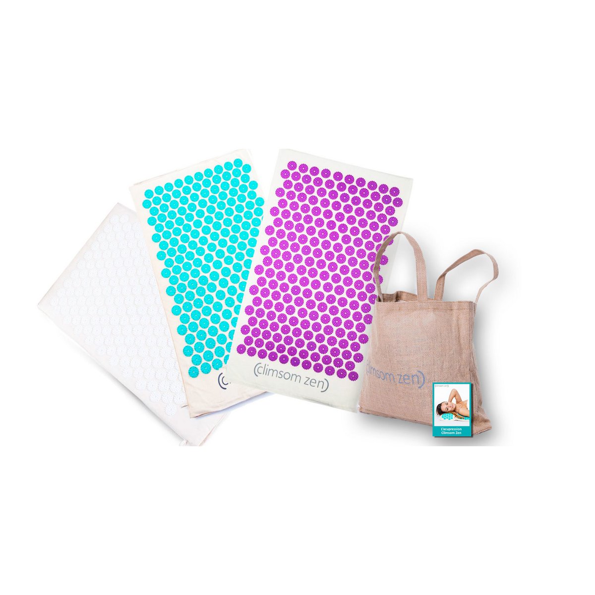Acupressure mat, 100% organic textiles CLIMSOM Zen
