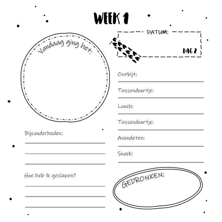 Libro de relleno SilliBeads - Mi diario de adelgazamiento - Tapa dura Wire-o (GAMA NEGRO/BLANCO)