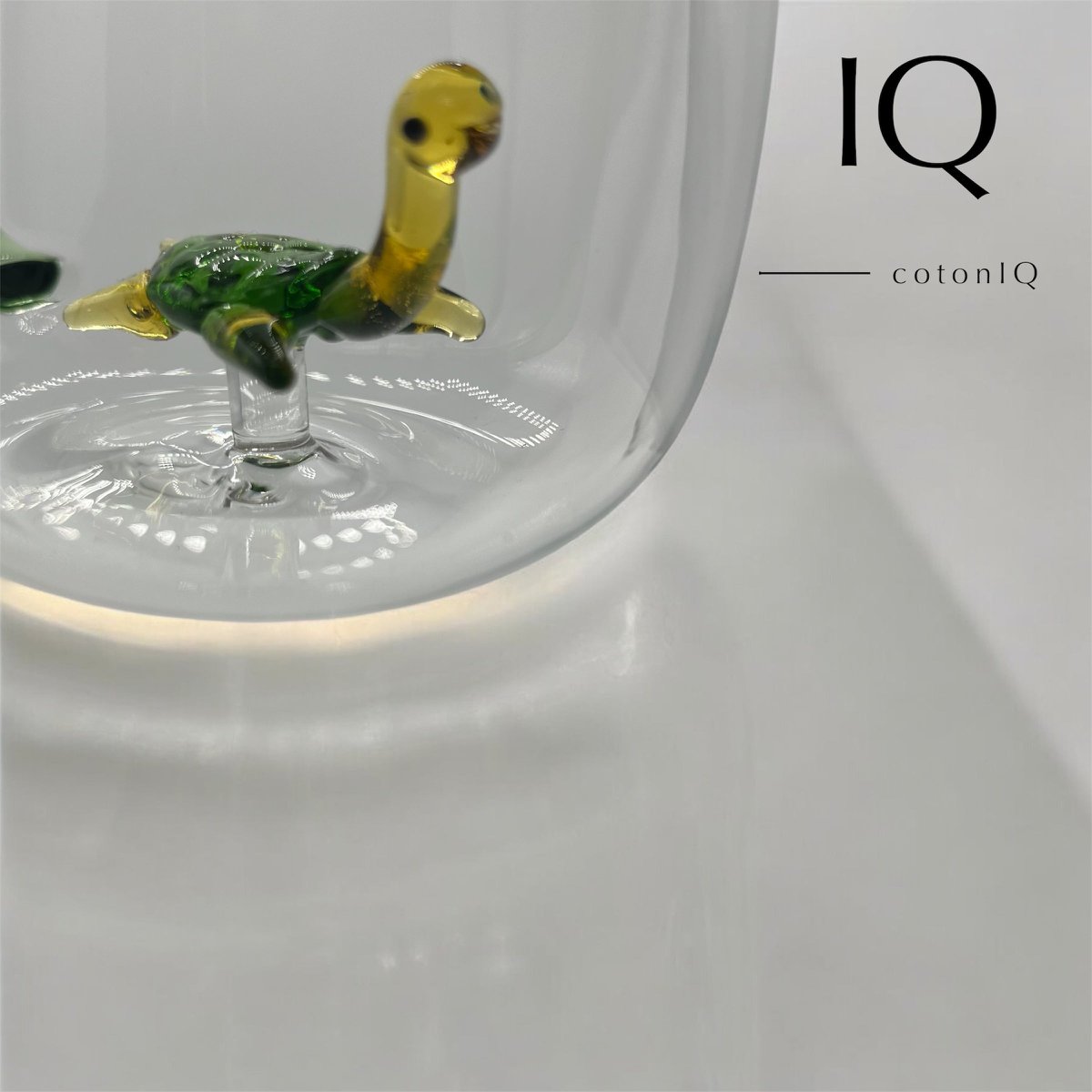 Glasskop med 3D-figur-turturtle-380 ml