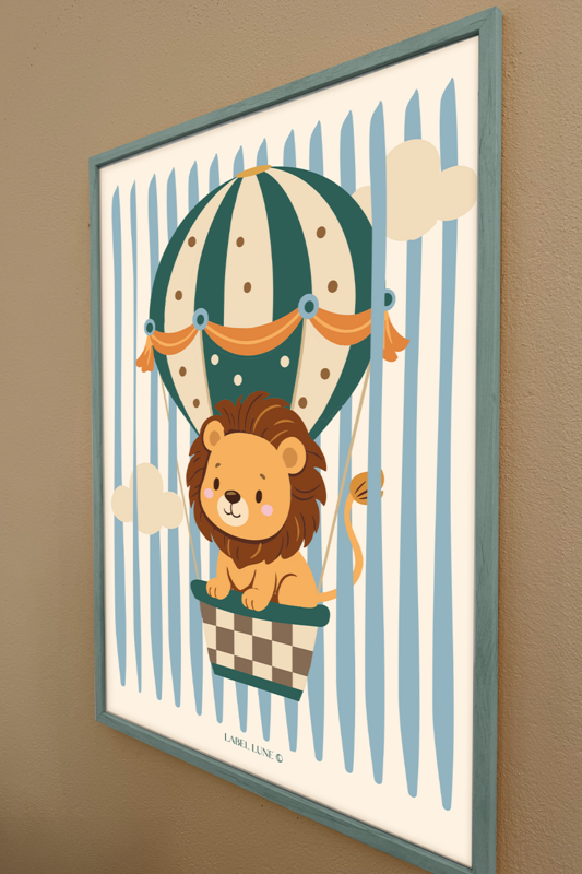 Plakat børneværelse - Leeuw Lola