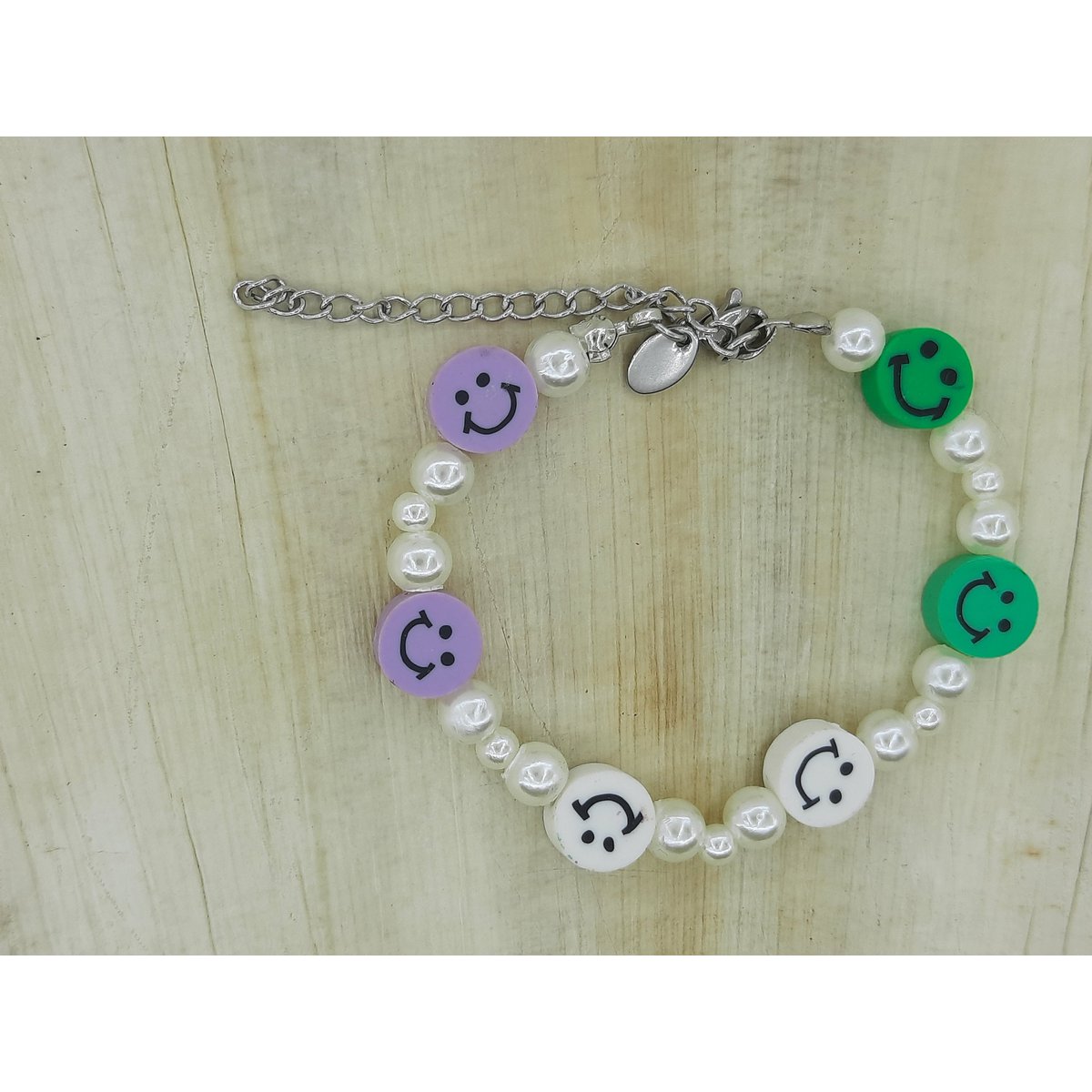 %23260 OW Pulsera infantil con emoticones