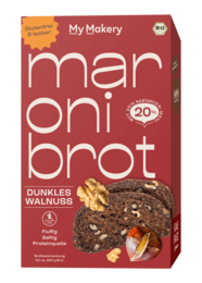 Glutenfri kastanjebrød bageblanding mørk valnød