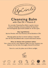 Cleansing Balm with Oat Oil + Vitamin E - Bulk