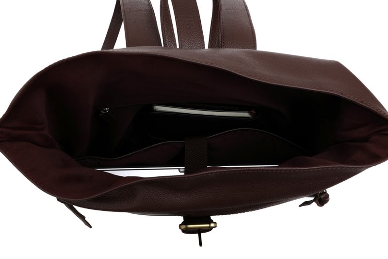Franklin Mochila roll-top Marrón oscuro