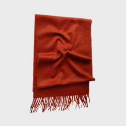 Fin vævet - 100% cashmere vævet tørklæde med frynser
