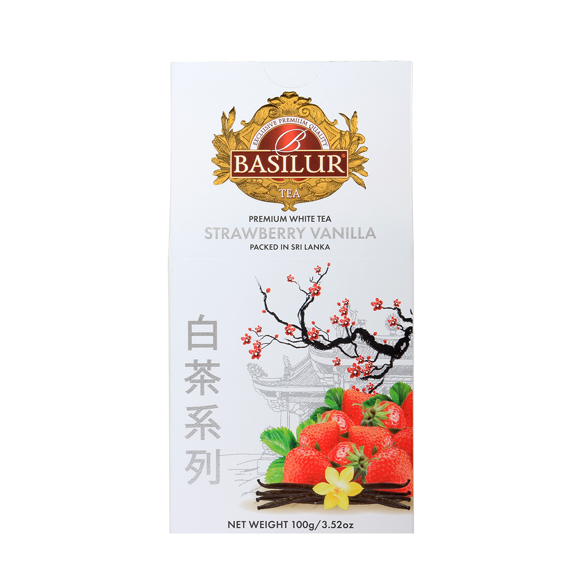 White Tea - Strawberry Vanilla 100g