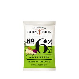 John & John Chips Patatine Radici Miste di Verdure busta da 40g