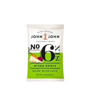 John & John Chips Crisps Vegetable Mixed Roots 40g bag