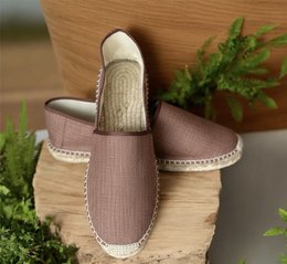 Artisanal Espadrilles – Hand Sewn – Made In France - LIOREN Argile Rosée
