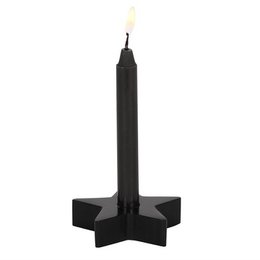 Bougeoir sort d'étoile noir