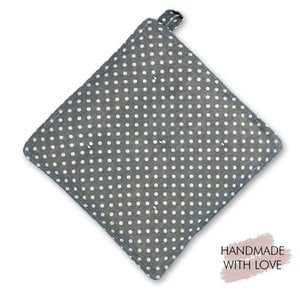 Pannenlap XXL Little Dots Grijs