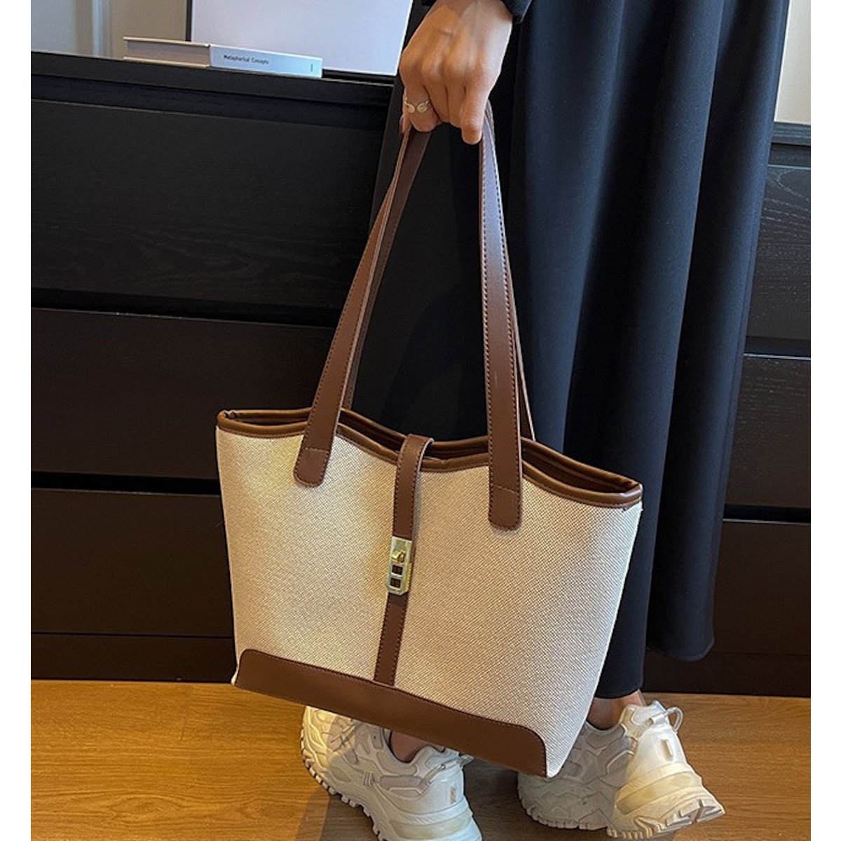 AnBeck 'Be classy' canvas shoulder bag