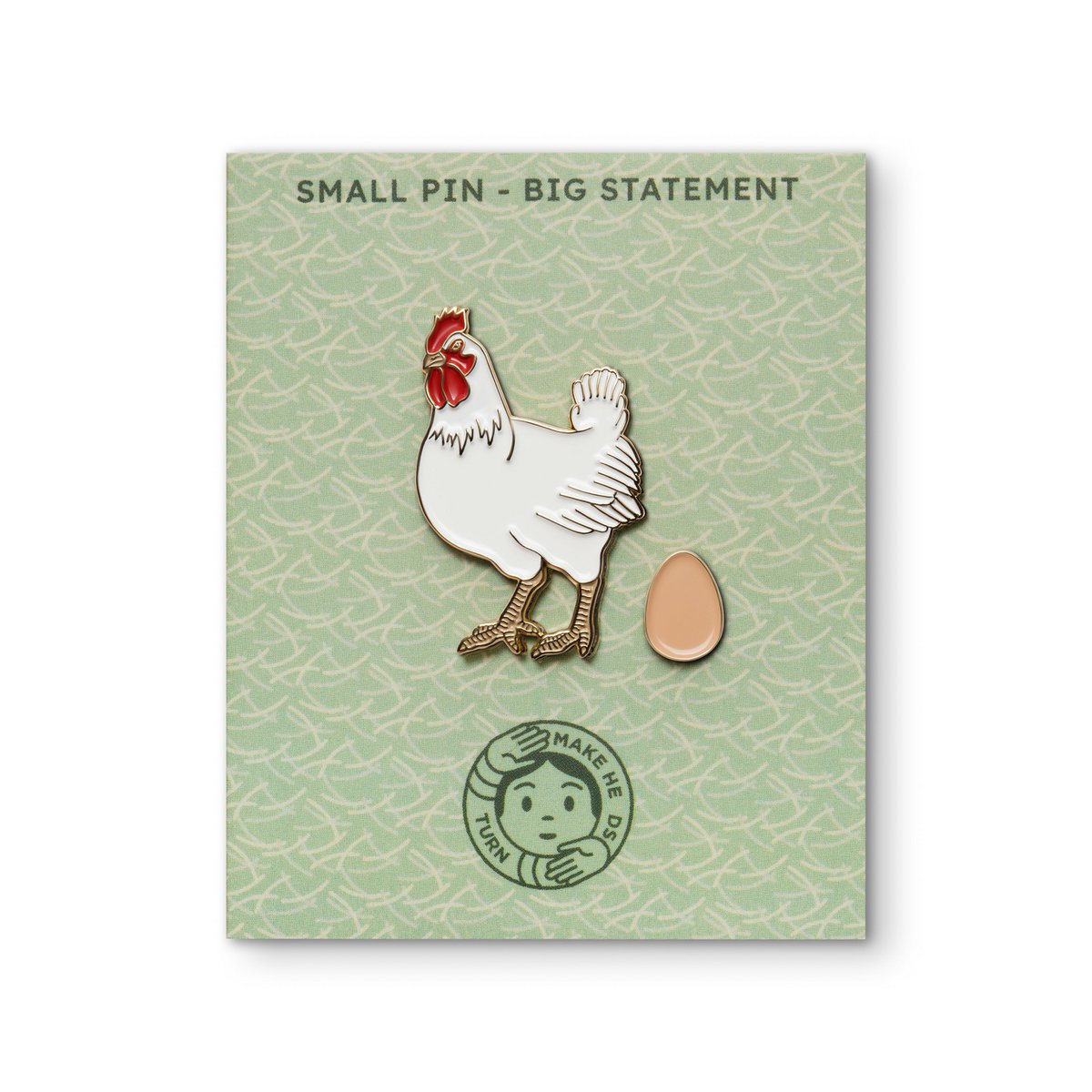 Enamel Pin "Chicken & Egg"