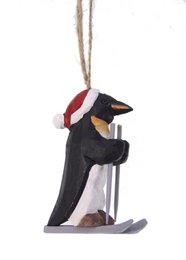 Ornament Penguin på ski