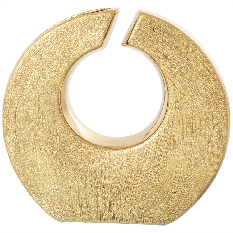 GOLDEN CERAMIC VASE 18X5X20CM ST52873