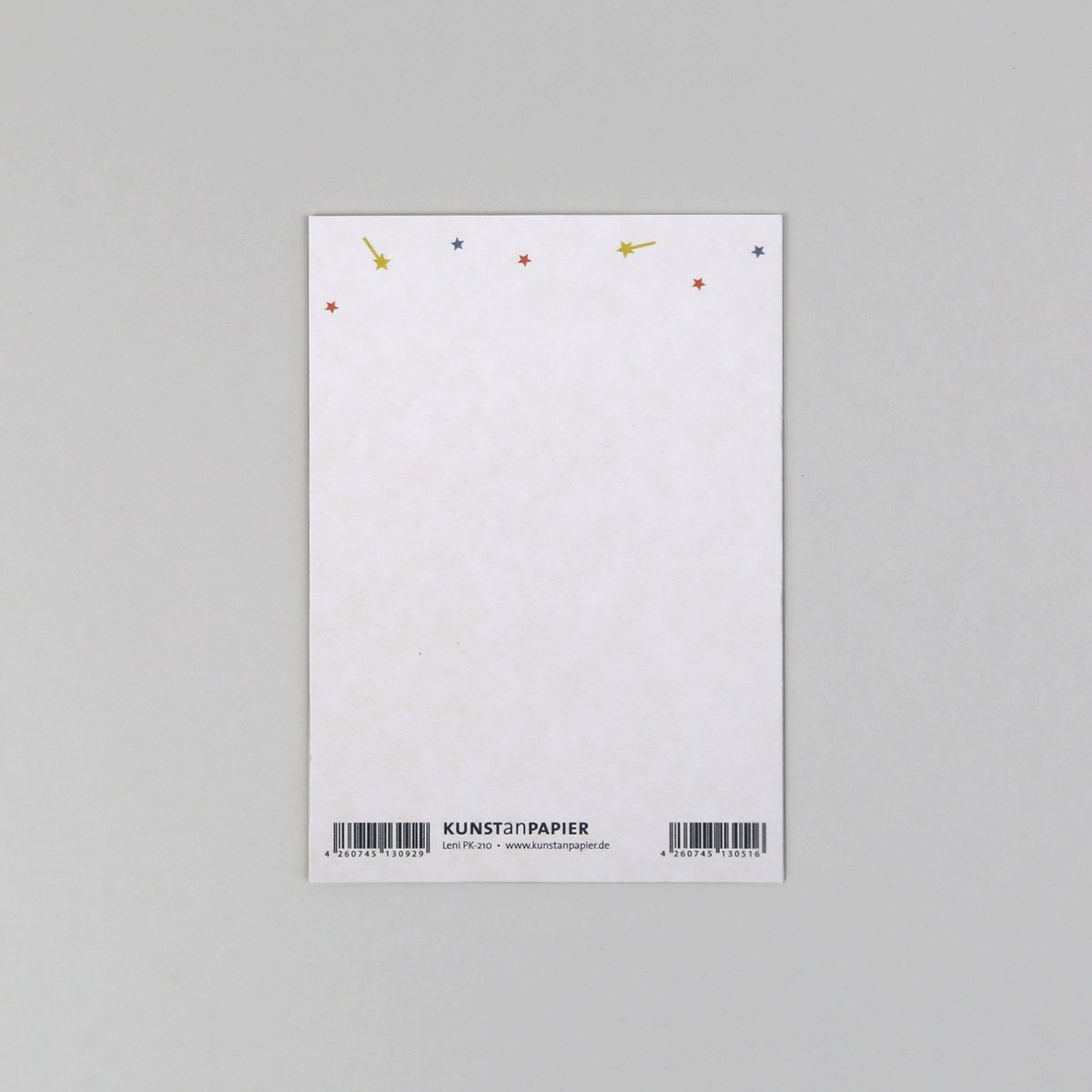 Postkarte Holzschliff Leni Wunsch