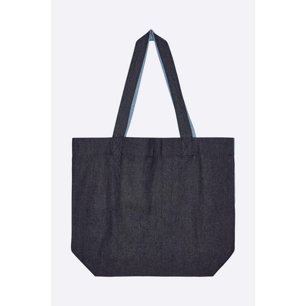 Peace Love bag made of denim