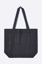 Peace Love bag made of denim