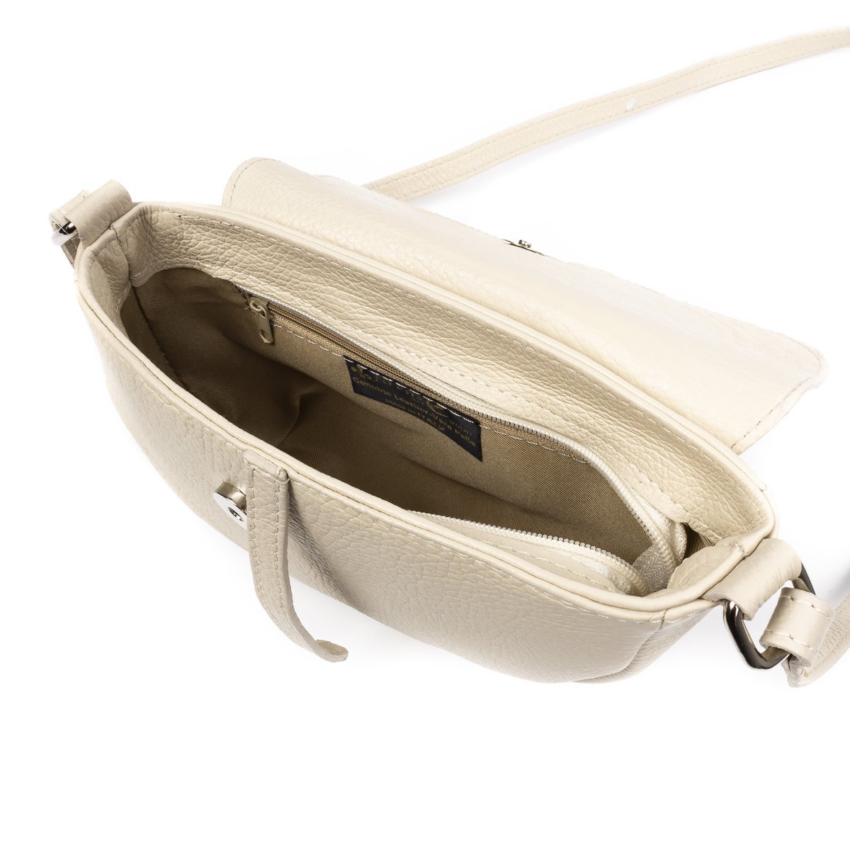 Florence Artegiani. Sac à bandoulière Susanna pour femme en cuir suédé véritable