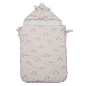 Doppelseitenschlafsack für Kinderwagen und Autositz RAINBOW/DREAM