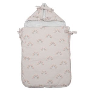 Doppelseitenschlafsack für Kinderwagen und Autositz RAINBOW/DREAM