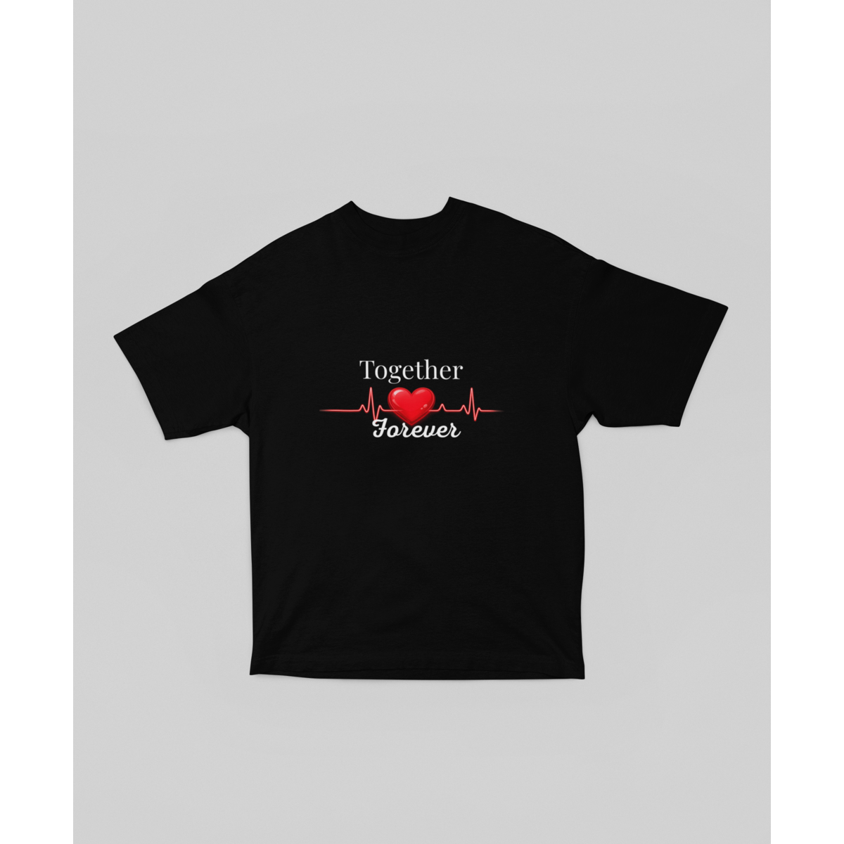 Oversized T-shirt voor altijd samen