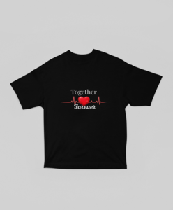 Übergroßes T-Shirt Together Forever