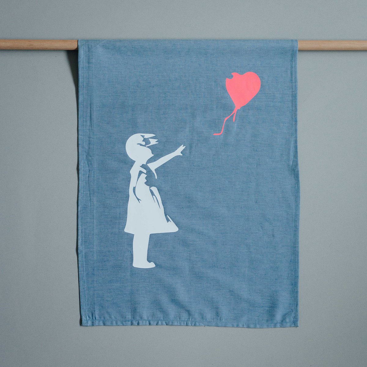 Too de cocina Denim nueva chica con globo