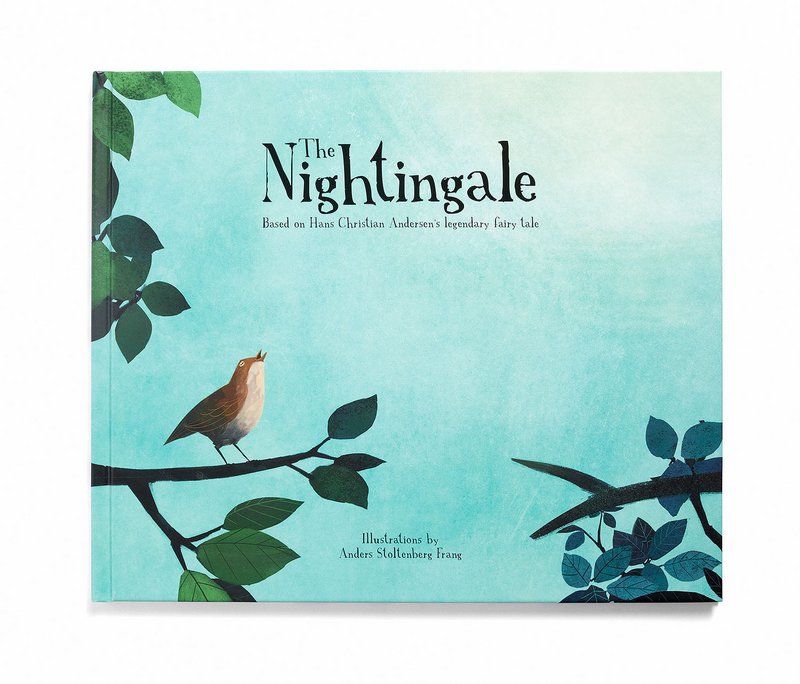 EN/DE/DK/CN - Illustrated Fairytale Børnebog - Nightingale - H.C. Andersen