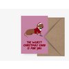 Postkarte / Wurst Christmas Card