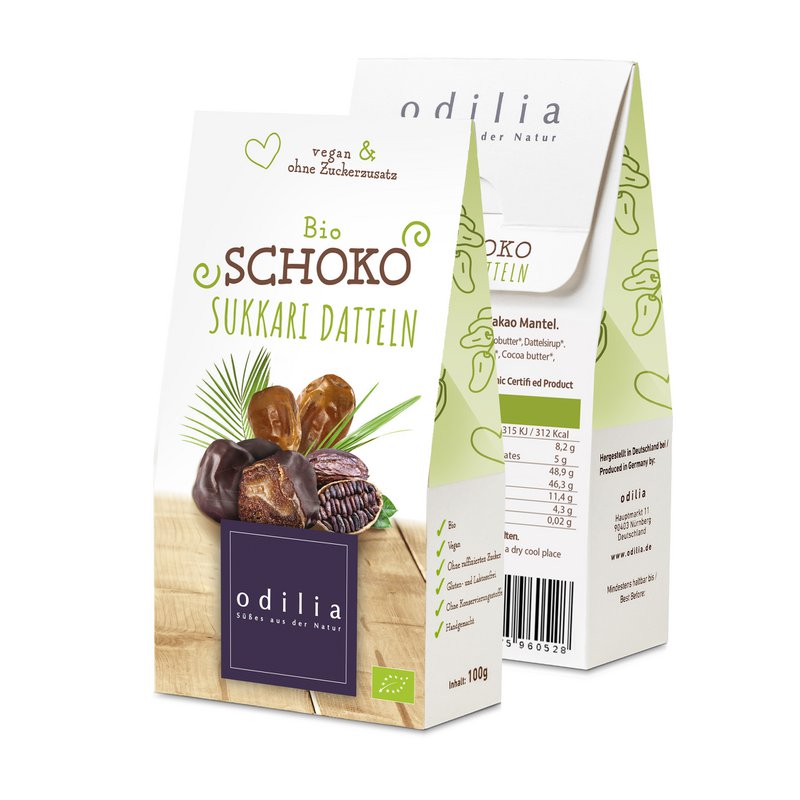 Organic choco Sukkari dates