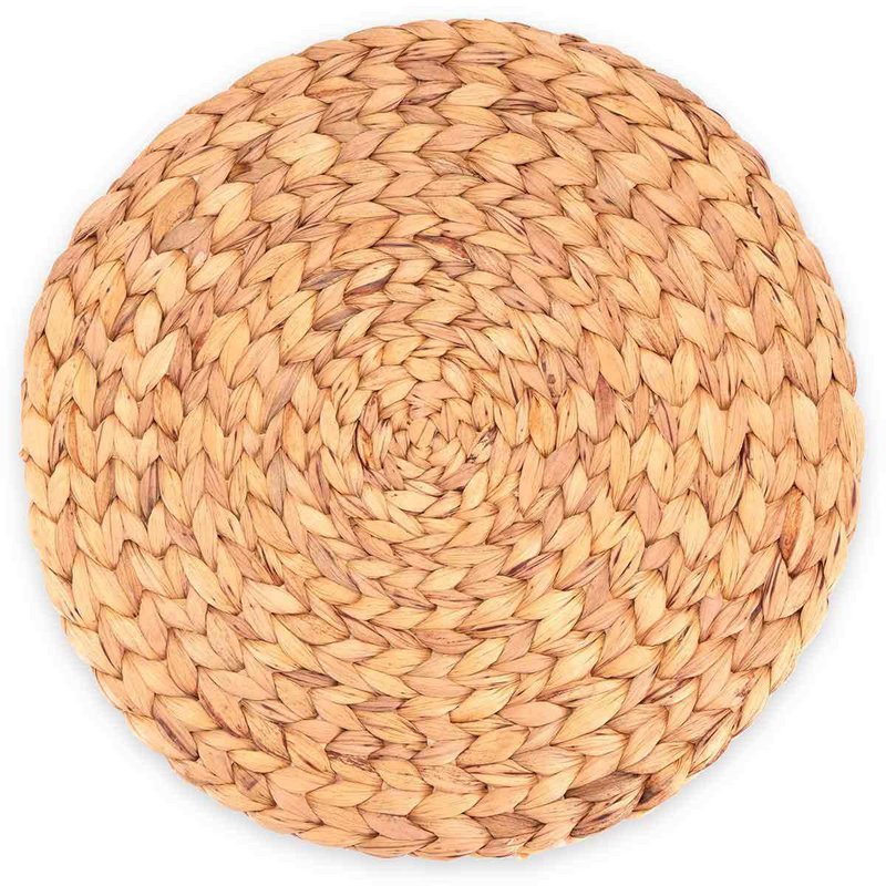 Bordsæt lavet af vandhyacint, rund flettet - 35 cm diameter