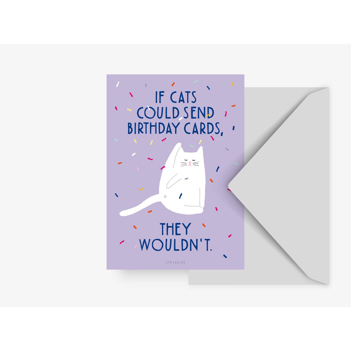 Postkarte / Birthday Cat No. 1