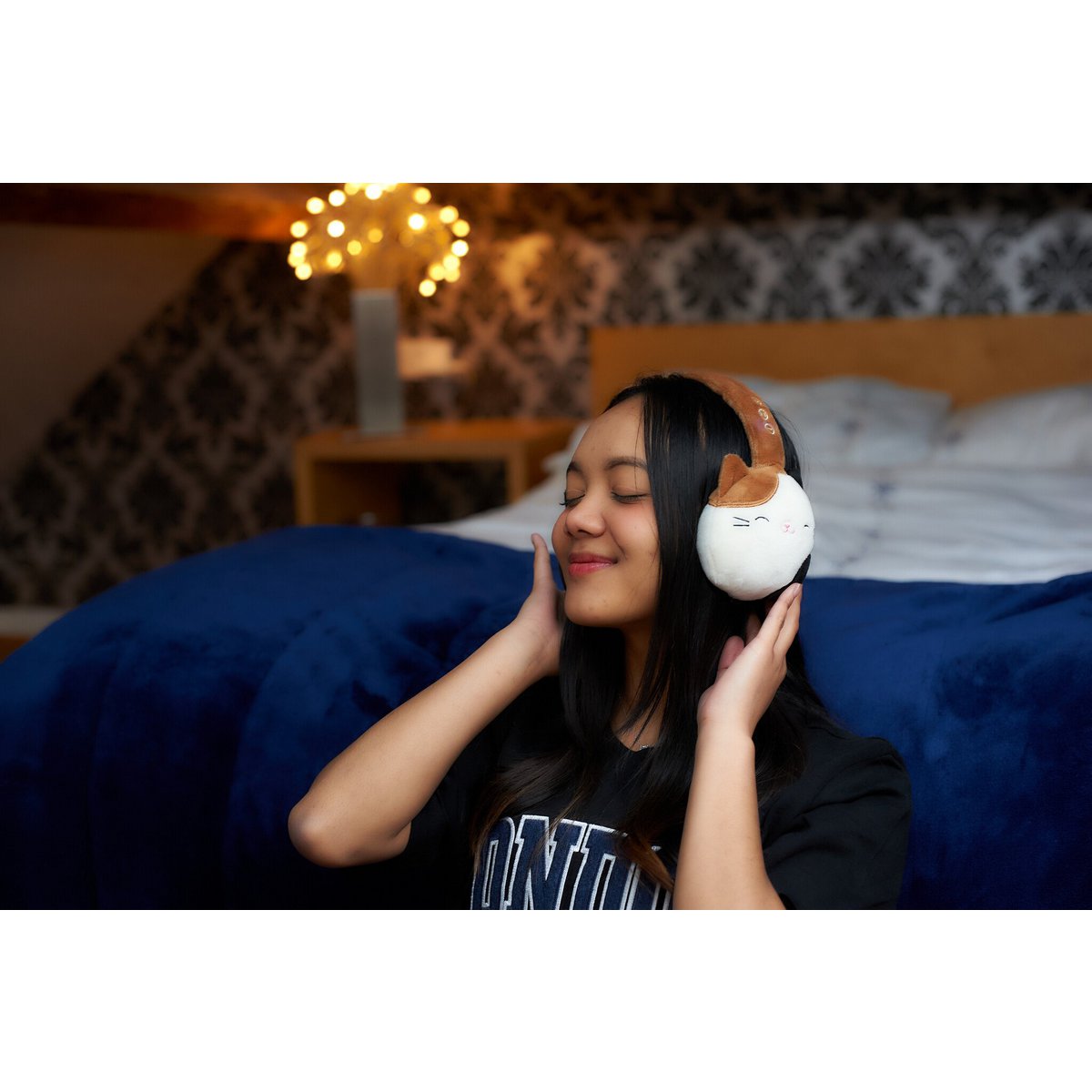 Squishmallows - Cam the cat - bluetooth hovedtelefoner