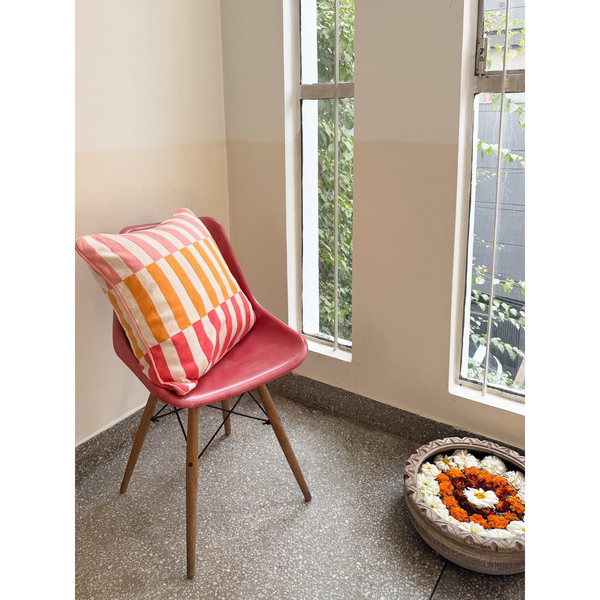 MOJO CIGHOW ROVER ROSA, morbido cotone a maglia jacquard.