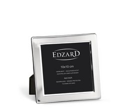 EDZARD photo frame Salerno for photo 10 x 10 cm, noble silver-plated, tarnish-resistant